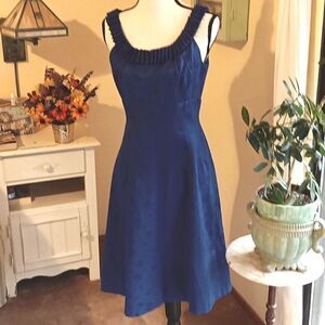 Maggy London Blue Dress. Glam, Regencycore, Special Occasion